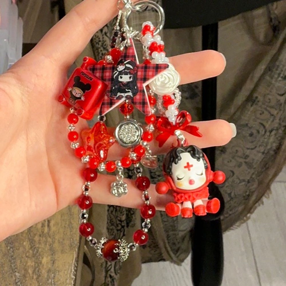 Popmart HK Red Keychain